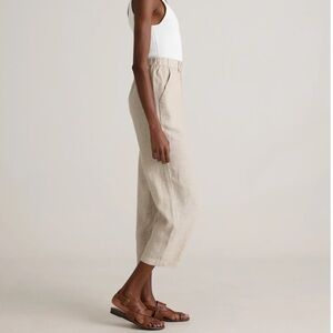 Quince Tan Linen Pants
